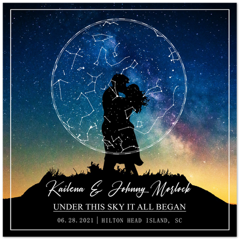 Starmap -- Kailena & Johnny Morlock -- 12x12 -- Gelato