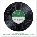 Gelato Matte 20x20 Poster - Living on a Prayer - Justin & Roxanne