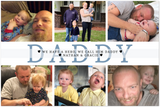 Daddy Family Prints -- Unframed 12''x18'' -- Nathan & Gracie