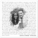 Lyrics -- David & Tanese 09/30/2016 -- Square 20x20 -- Gelato