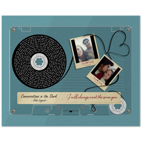 Cassette -- Nick & Emily 06.19.20 -- 8x10 -- Gelato