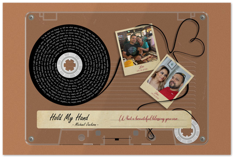 Cassettes-Tape Prints -- Unframed 12''x18'' -- What a beautiful blessing you are