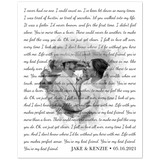 Lyrics Song -- Poster/ 8''x10'' -- Jake & Kenzie