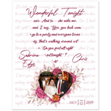 Lyrics -- Chris and Sabrina Edge October 12 2019 -- 8x10 -- Gelato