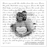 Lyrics -- John & Shannon 06-09-2012 -- 12x12 -- Gelato