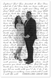 Lyrics -- Connor and Jenn/ June 06, 2020 -- 11''x17'' -- Gelato
