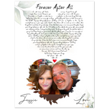 Music Lyrics Song -- poster/ 6''x 8'' -- Jessie & Lori