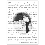 Lyrics -- Kyle & Kayla 09.04.2021 -- 20x28 -- Gelato