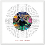Gelato Framed 20x20 - Russell & Denverlee - 21 Fucking Years