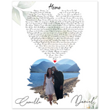 Lyrics --  Daniel & Camille -- 8x10 -- Gelato
