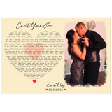 Lyrics -- Eve and Cory -- 28x40 -- Gelato