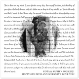 Lyrics Song -- Poster  20''x 20'' -- Cota & Saphy