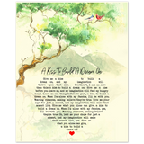 Lyrics Song -- Poster/ 8''x10'' -- A Kiss to build a dream on (Louis Armstrong)