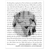 Lyrics -- Jacob & Jessica April 7, 2018 -- 8x10 -- Gelato