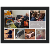 Photos Collages Prints -- Black Framed poster / 6”x8” -- Delilah McClung