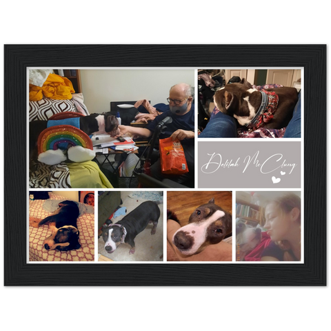 Photos Collages Prints -- Black Framed poster / 6”x8” -- Delilah McClung