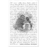 Lyrics --  James & Morgan 08.09.2020 -- 11x17 -- Gelato