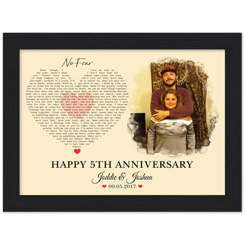 Gelato Framed 8x6 - Joddie & Joshua - 09.05.2017