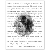 Music Lyrics Song -- Poster/ 8''x10'' -- Ilka & David