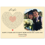 Lyrics -- Dimitri & Ashly 10.05.2019 -- 5x7 -- Gelato