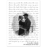 Lyrics -- Ty & Jen 11/26/20 -- 5x7 -- Gelato