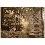 Street Sign Poster -- Unframed 20''x28'' -- Trell &  Shantai