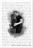 Lyrics -- Austin&Tierra August 8,2020 -- Poster 12x18 -- Gelato