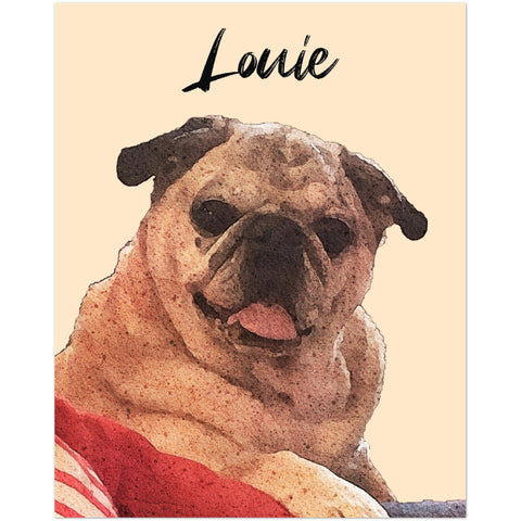 Gelato Matte 16x20 Poster - Dog 2.9 - Louie