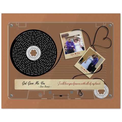 Cassette -- Tyler & Kim 11.09.2013 -- 8x10 -- Gelato