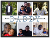 Dad poster -- I have a Superhero -- Black Framed 18”x24” -- Gelato