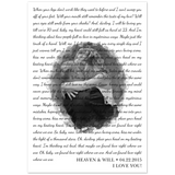 Lyrics -- Heaven & Will 04/22/2015 -- 28x40 -- Gelato