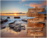 Name Street Sign -- Unframed 16''x20'' -- SHALITA & SHAWNTIA