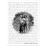 Lyrics -- Murphy and Allysa -- 20x28 -- Gelato