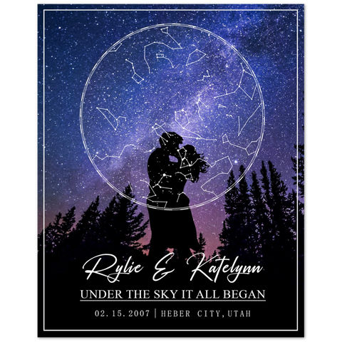 Star map -- Rylie & Katelynn 02.15.2007 -- 8x10 -- Gelato