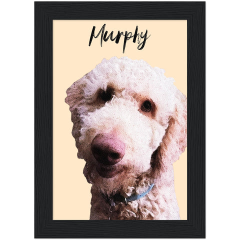 Gelato Matte Framed Poster 5x7 - Murphy Dog 2.9