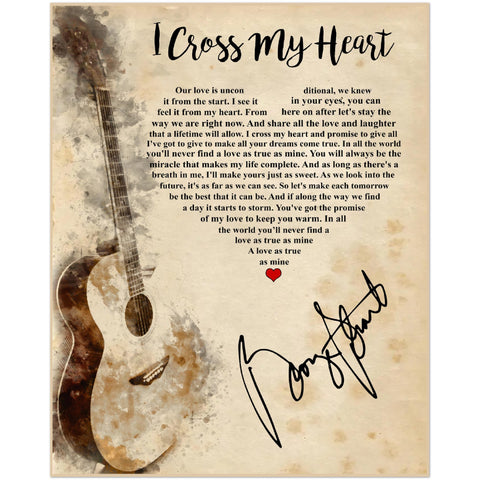 Gelato Matte 16x20 Poster - I Cross My Heart - Design 16