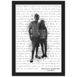 Lyrics -- Always be a Simple Man -- Black frame 8x12 -- Gelato