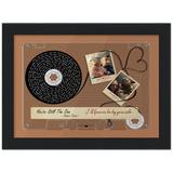 Cassettes-Tape Prints -- Black Framed poster / 6”x8” -- John & Jessica