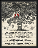 Thank You Lyrics Poster -- 2 -- Black framed 16x20 -- Gelato