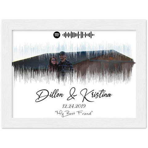 Soudwave -- Dillon and Kristina -- White frame 8x6 -- Gelato