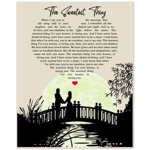 The Sweetest Thing (Juice Newton) -- style 3 -- 8x10 -- Gelato