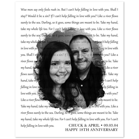 Gelato Poster 8x10 - Chuck & April - 09-03-04