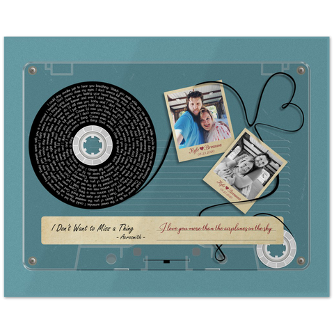 Cassettes-Tape -- Kyle & Breanna 08.23.2020 -- 8x10 -- Gelato