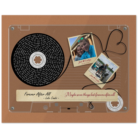 Cassette -- Jake and Caitlyn 08/20/2019 -- 16x20 -- Gelato