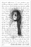 Music Lyrics Song -- Unframed 12''x18'' -- Alvaro and Annie
