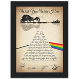 Gelato Framed PreMatte 6x8 Poster - Wish You Were Here - Design 3