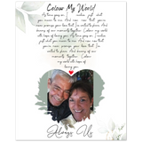 Music Lyrics Song -- Unframed 8''x 10'' -- Always Us
