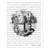 Lyrics Song -- Poster/ 8''x10'' -- FRANK LUTHE