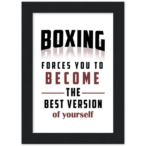 Your Own Prints -- Black Framed poster / 5”x7” -- the best version of yourself