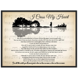 Gelato Framed 32x24 - I Cross My Heart - Lyrics 11
